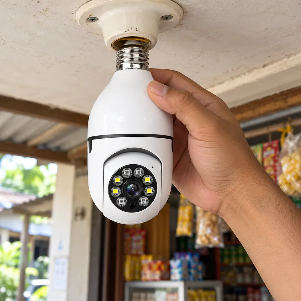 Kenalan dengan CCTV Bohlam Pintar 360°